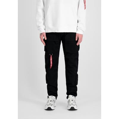 Cargohose ALPHA INDUSTRIES "Tactical Pant", Herren, Gr. 38, Normalgrößen, schwarz, Obermaterial: 100% Baumwolle, Hosen Cargohose