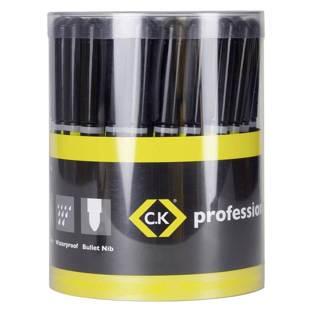 C.K Magma C.K T1130-TUB Professioneller permanent Marker, 50er-Set (50x) (T1130-TUB)