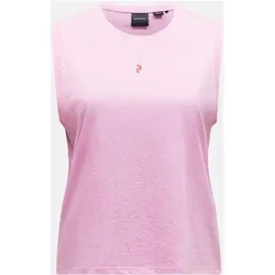 PEAK PERFORMANCE Damen Shirt W Explore Graphic SL-MORNING DEW, Größe M in Pink Pink