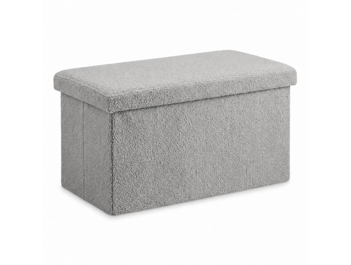 Relaxdays Sitzbank aus Teddystoff