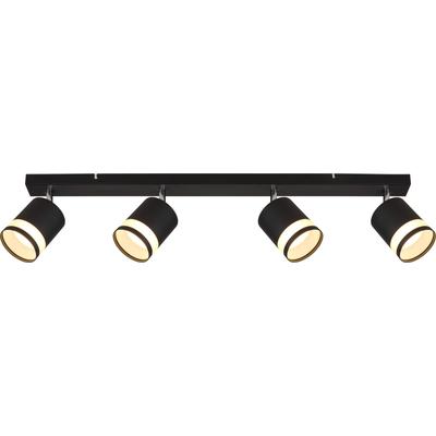 GLOBO LIGHTING Deckenstrahler "LUCERO", schwarz, 1 Stk., Leuchten, Deckenspot/schwarz/3000K/Wohnzimmer/Flur, Deckenstrahler