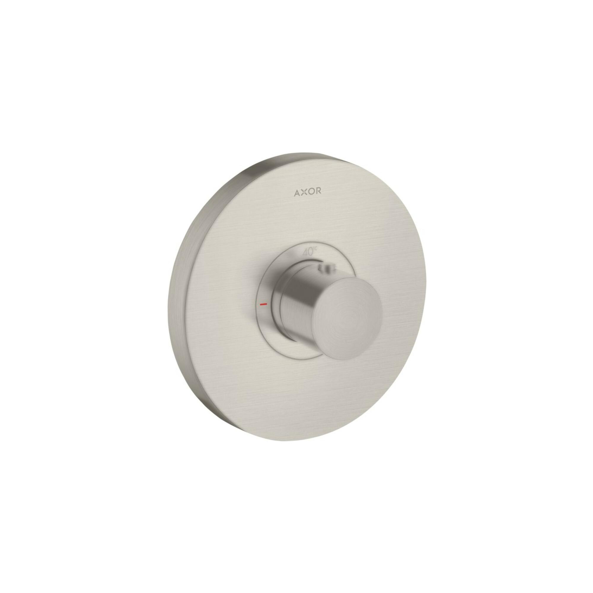hansgrohe Fertigset ShowerSelect HF UP-Thermostat, rund, Edelstahl-Optik (36721800)