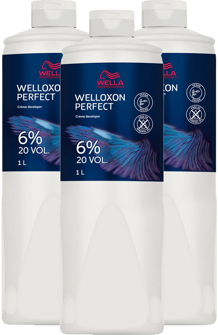 3000ml Wella Professionals Welloxon Perfect Creme Developer Set 6 % - 20 Vol. (3 x 1000ml)
