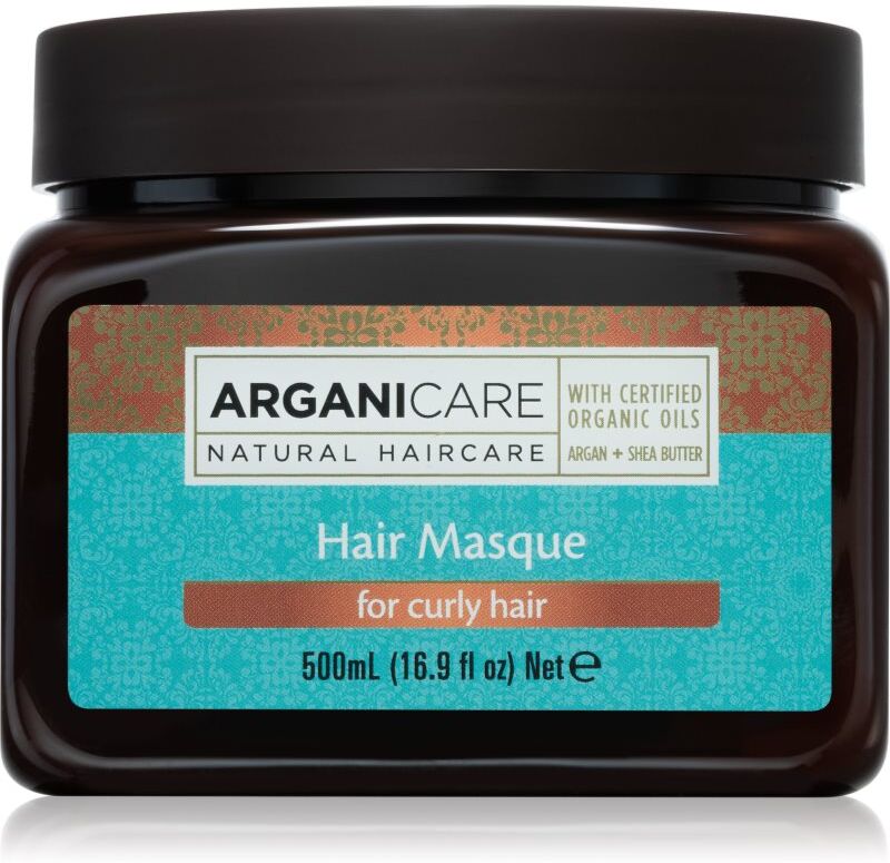 Arganicare Argan Oil & Shea Butter Hair Masque masque hydratant nourrissant pour cheveux bouclés 500 ml