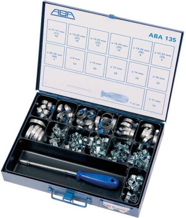 ABA Sortiment 135 NOVA 9mm Bandbreite, sortiert ; Norma (08190026015)