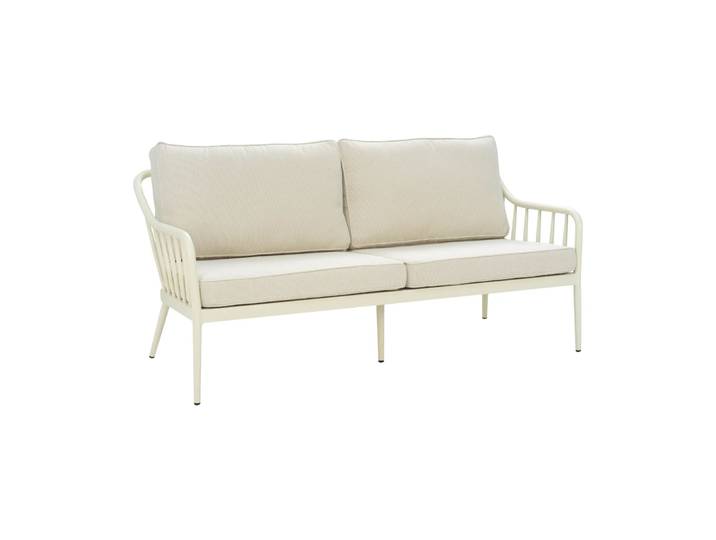 Brafab Canapé Coleville Pearl white-dot beige, 3 places