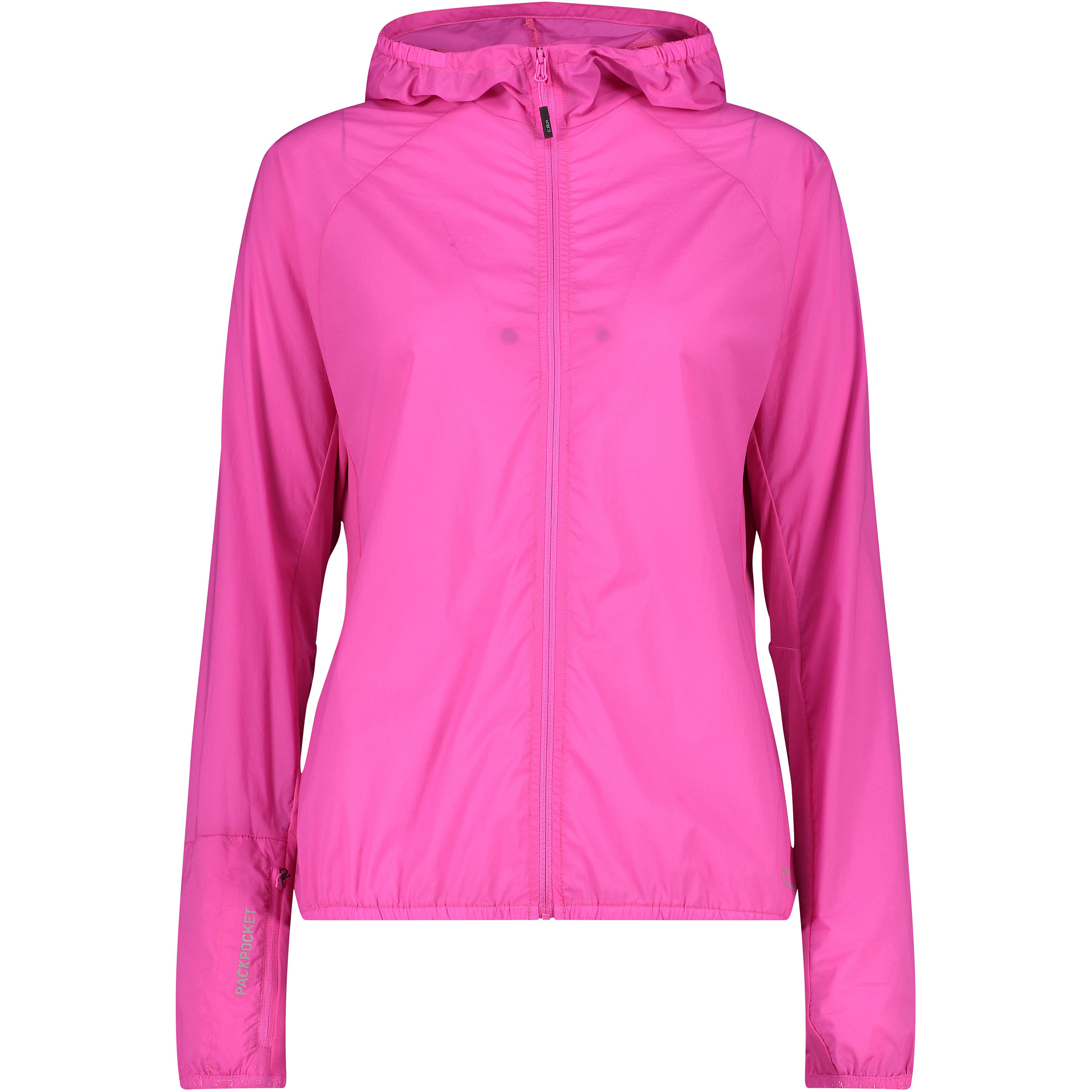 CMP Damen Windbreaker pink Größe XXS Trekking Wasserabweisend Wasserabweisend
