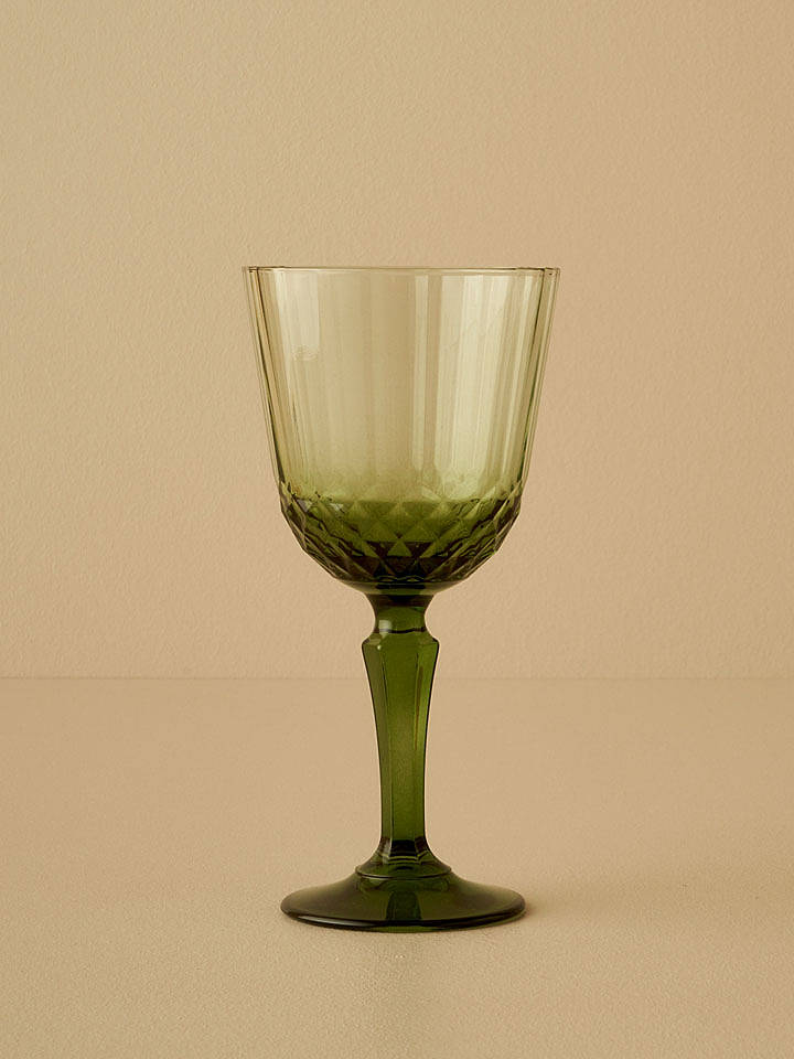BELLA MAISON Weinglas in Grün - 310 ml - onesize