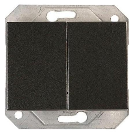 Vila Double Changeover Switch Flush Ant Xp (477910141701)
