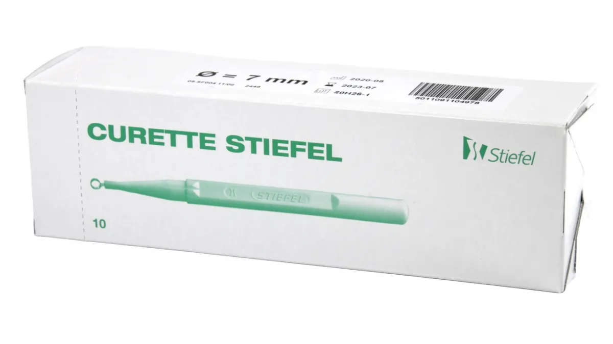 GlaxoSmithKline GmbH & Co. KG Stiefel Einmal Ringkürette (10 Stück) Kunststoff, steril 7,0 mm 5007