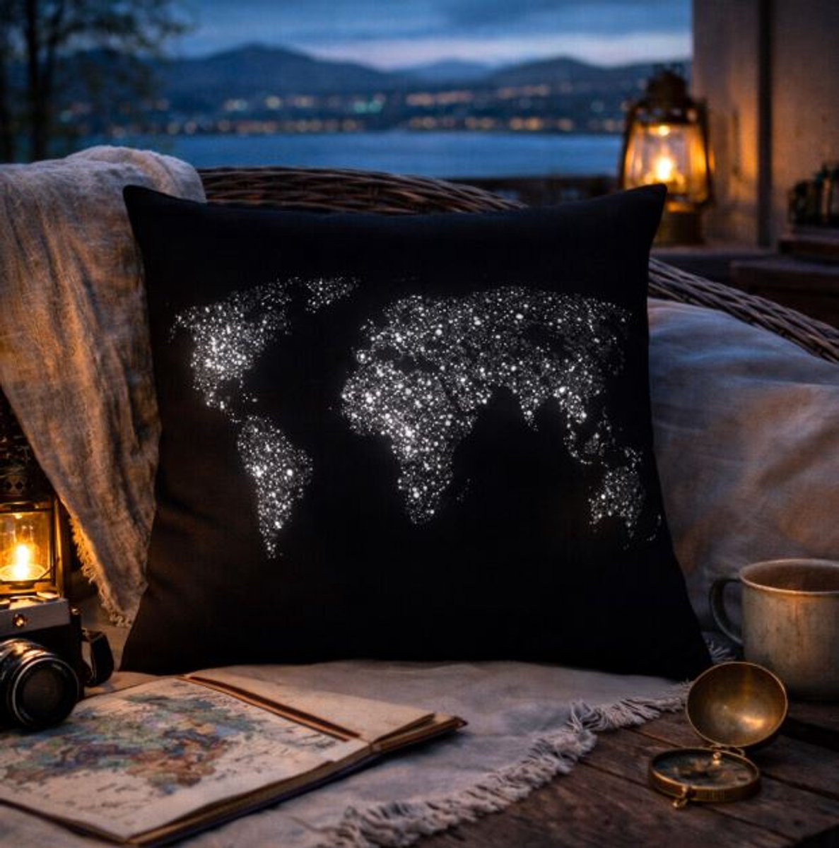 Wanderlust Collection Kussenhoes 45 x 45 cm