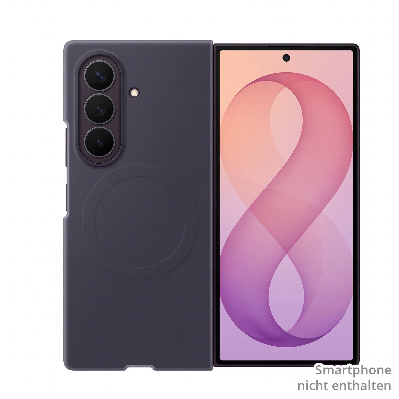 Samsung Smartphone Silicon Magnet Case Violet Fold 8 Ultra