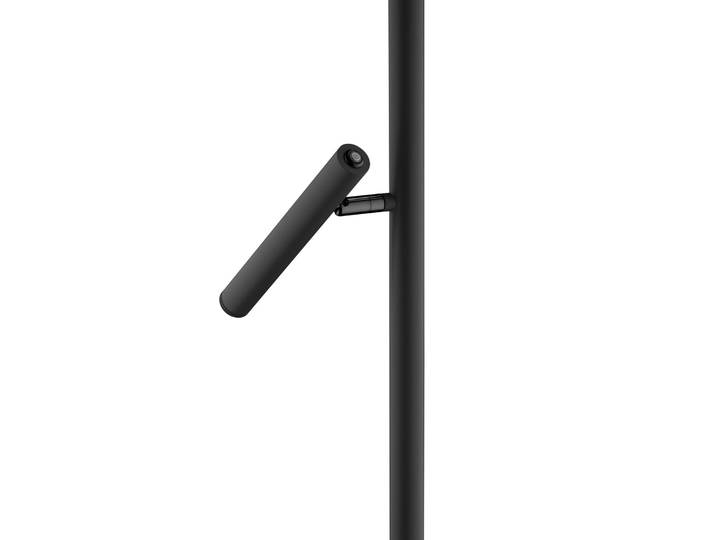 HELL LED Stehlampe Streak, dimmbar, schwarz, für Wohn- / Esszimmer, Metall, Modern