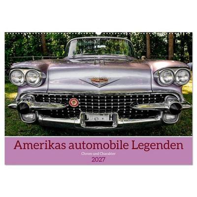 Amerikas automobile Legenden (Wandkalender 2027 DIN A2 quer), CALVENDO Monatskalender