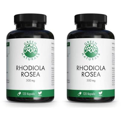 Green Naturals Rhodiola Rosea 500 mg hochdos.Kaps. 2x 2x120 St Kapseln