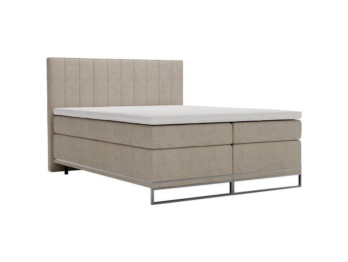 Boxspringbett 200/200 cm Beige