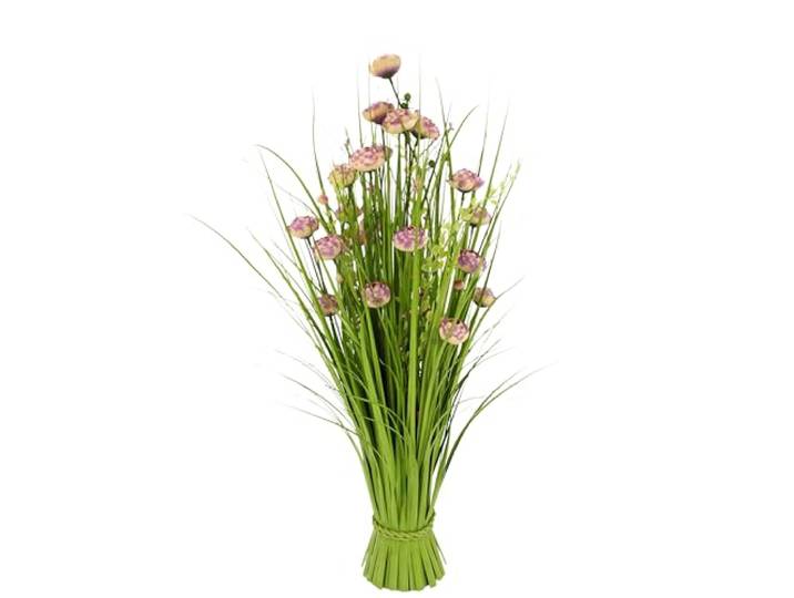 Gras Deko mit Ranunkel künstlich Grasbusch Blüten Bund stehend Stehgras Grasbündel Dekogras Pflanzen Ziergras Osterdeko Frühjahr Kunstblume Kunstpflanze Blume Zimmerpflanze Grünpflanze Frühjahrsdeko