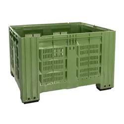 Hardwex Palettenbox, perforiert, hoch, HDPE