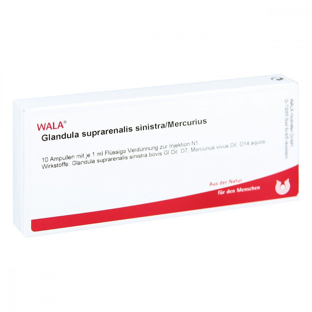 WALA Heilmittel GmbH Glandula Supraren. Sinistra/ Mercurius Ampullen 01751530