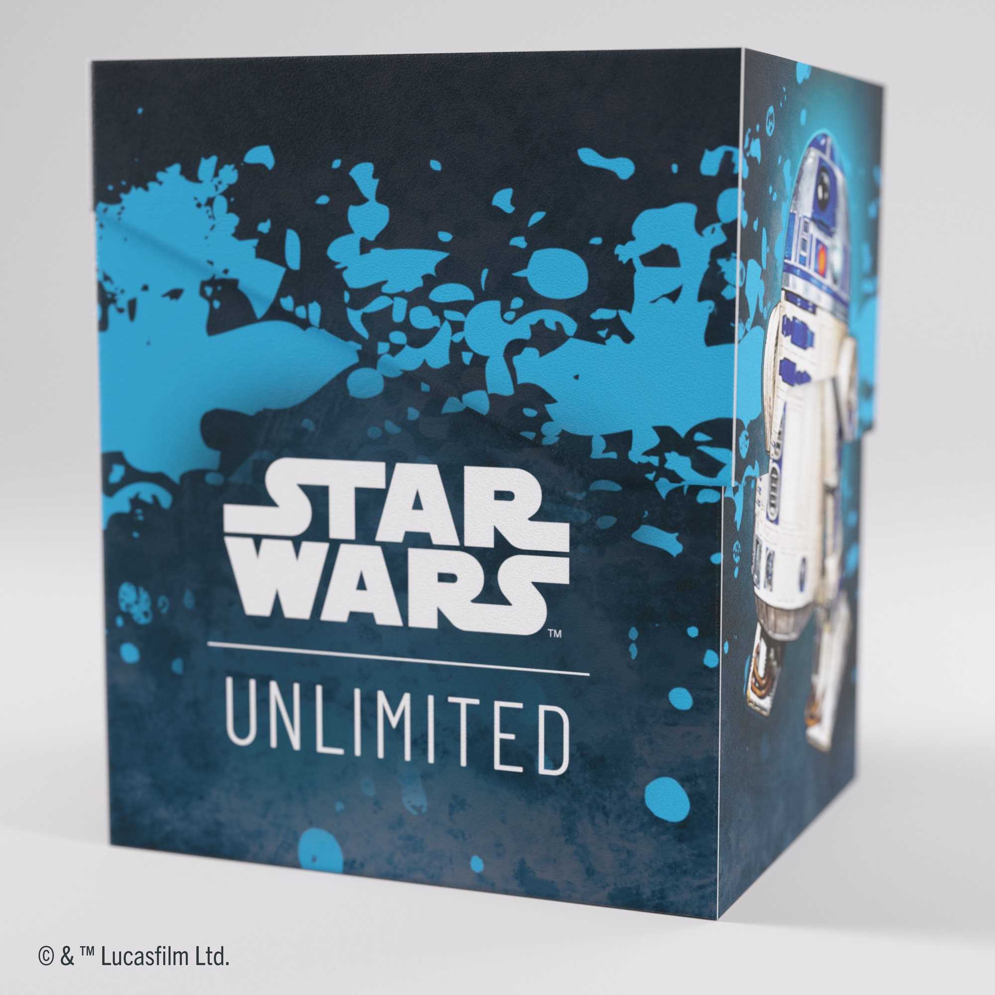 Gamegenic Star Wars: Unlimited Soft Crate - C-3PO ; R2-D2 Card Game Accessory, Ages 6+, Officially Licensed