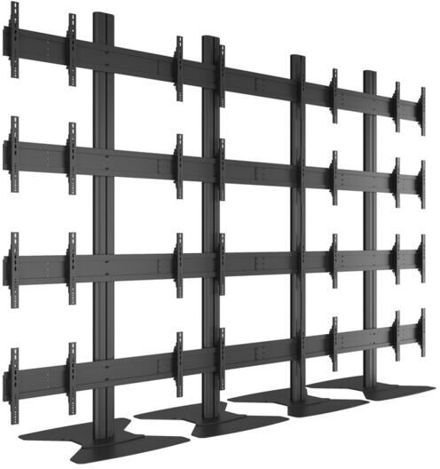 MULTIBRACKETS M Public Video Wall Stand 16-Screens 40-55