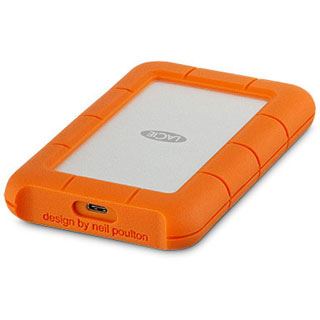 4TB LaCie Rugged STFR4000800 2.5" (6.4cm) USB 3.0 (Typ-C) silber/orange