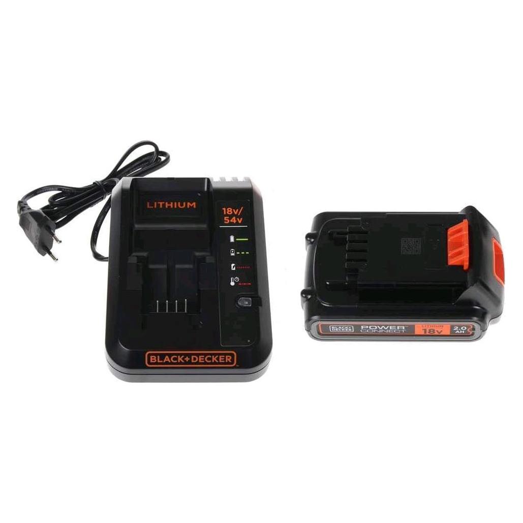 Black & Decker Akku und Ladegerät (18 V) (BDC2A20-QW)