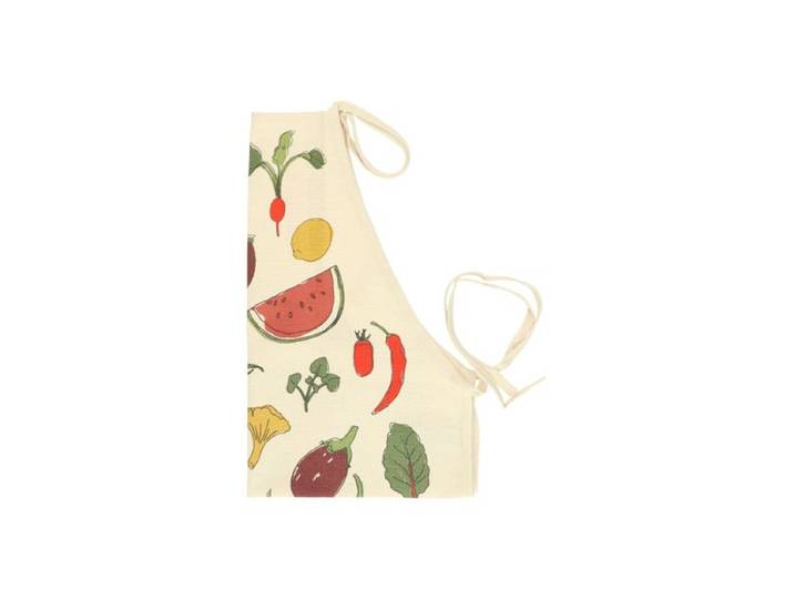 Kinderschort, katoen, groente en fruit