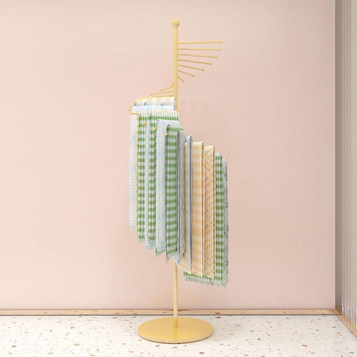 Sjaal Displayrek Accessoirehouder Goud 170 cm