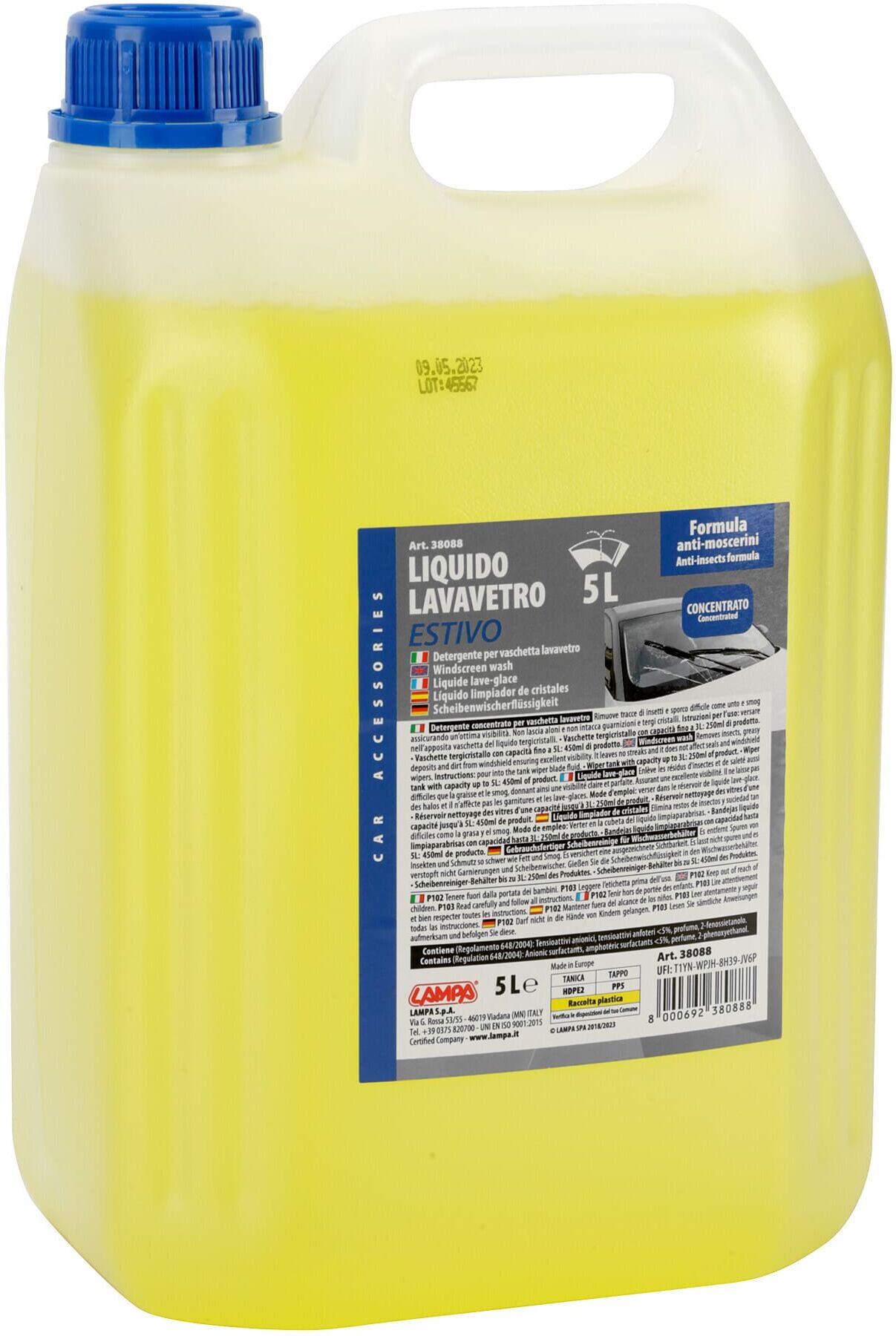 Liquido lavavetro estivo 5L