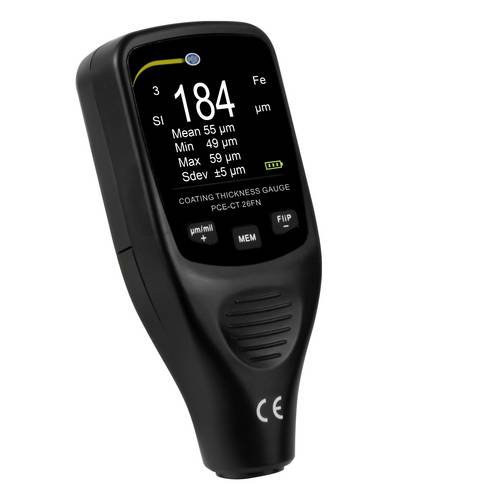 PCE Instruments Materialdickenmessgerät PCE-CT 26FN | 0 ... 1250µm | Genauigkeit: ±(3% + 2µm) oder ±(3% + 0,1 mils)