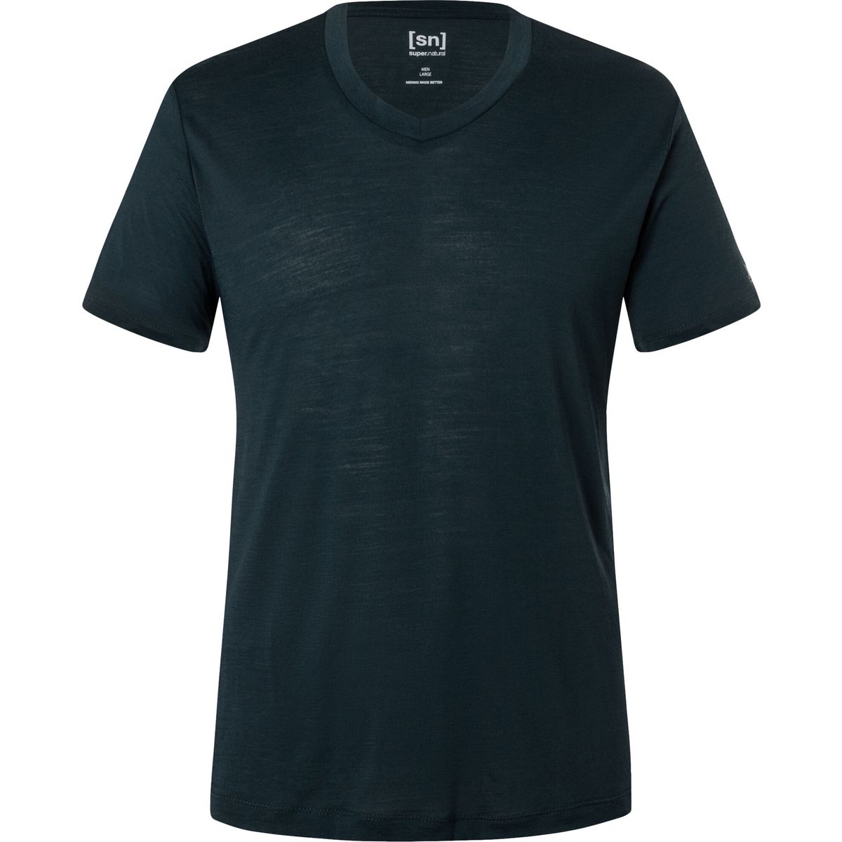 Super.Natural M SIERRA140 V Neck blueberry (W01) S SNM019880W01S