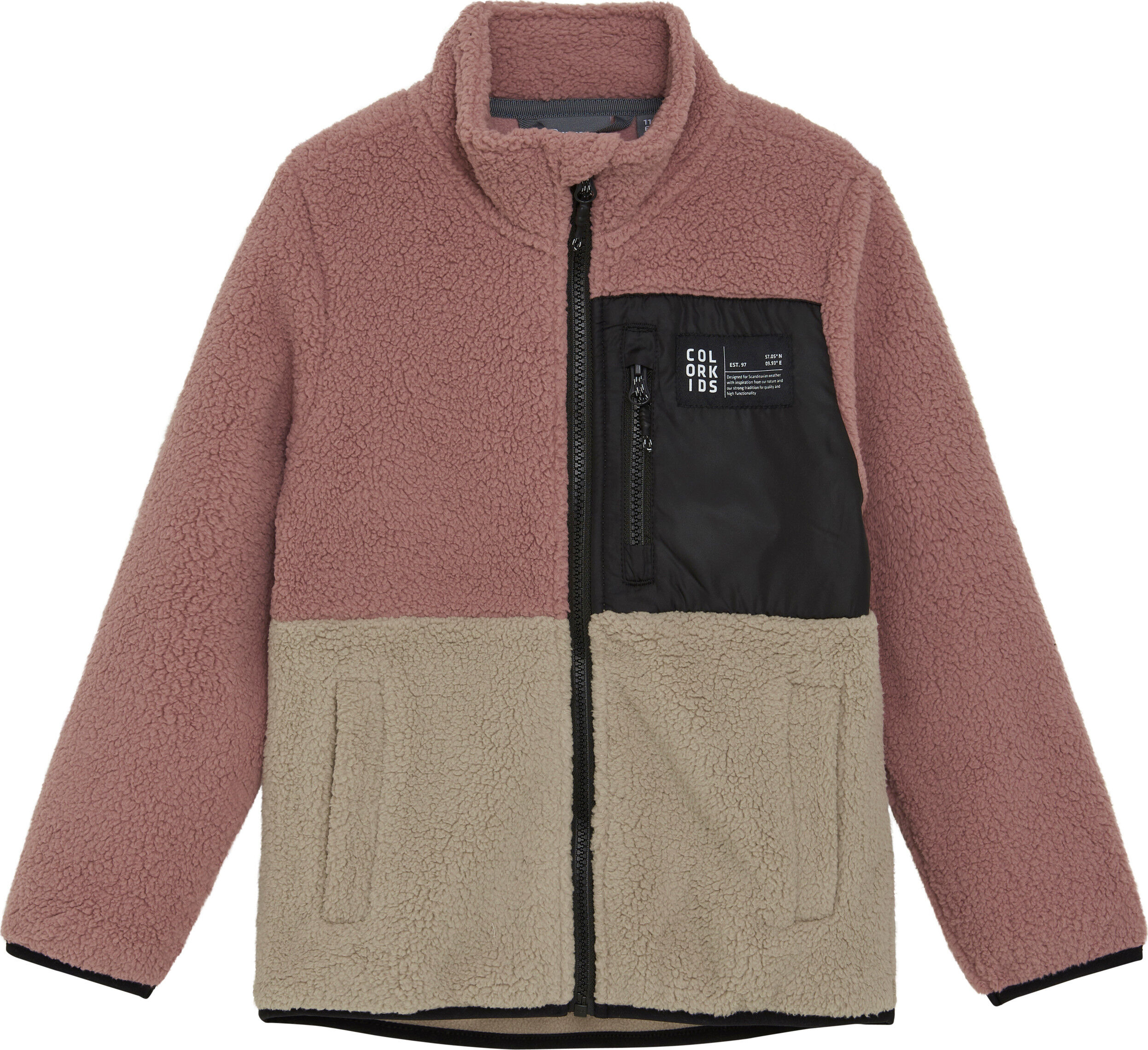 Color Kids Kids' Fleece Jacket Woodrose 110