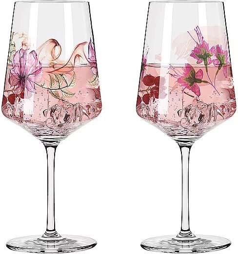 RITZENHOFF Aperitifglas 2er Set Sommersonett Doro von Rüden/Sonja Eikler 2022 rosa B
