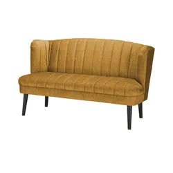 switch Küchensofa Samt  Rina ¦ gelb ¦ Maße (cm): B: 180 H: 92 T: 76.0