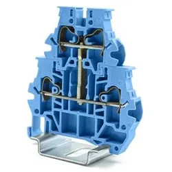 RS PRO Reihenklemme Grau, 4mm2, 1 kV / 32A, Feder, Elektronikkabel + Stecker, Grau