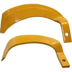 Fräsmesser für Japanische Bodenfräsen Fräsmesser 1x links + 1x rechts gekröpft