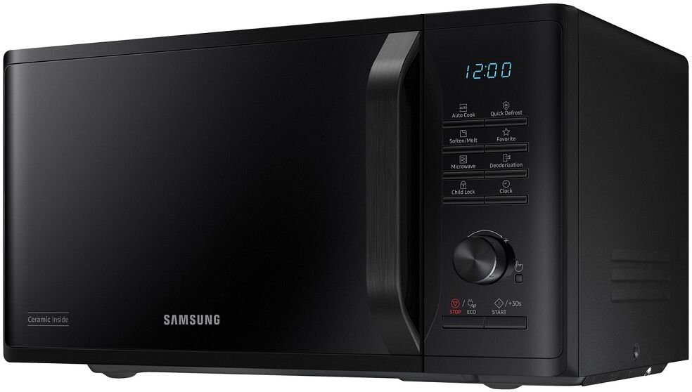Microondas de Balcão 800W 23L MS23K3515AK (Preto/Inox) - SAMSUNG