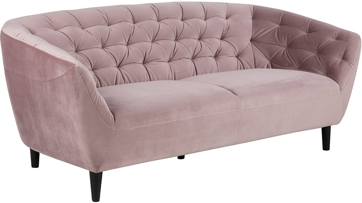 Salem 3-zitsbank Velvet Roze