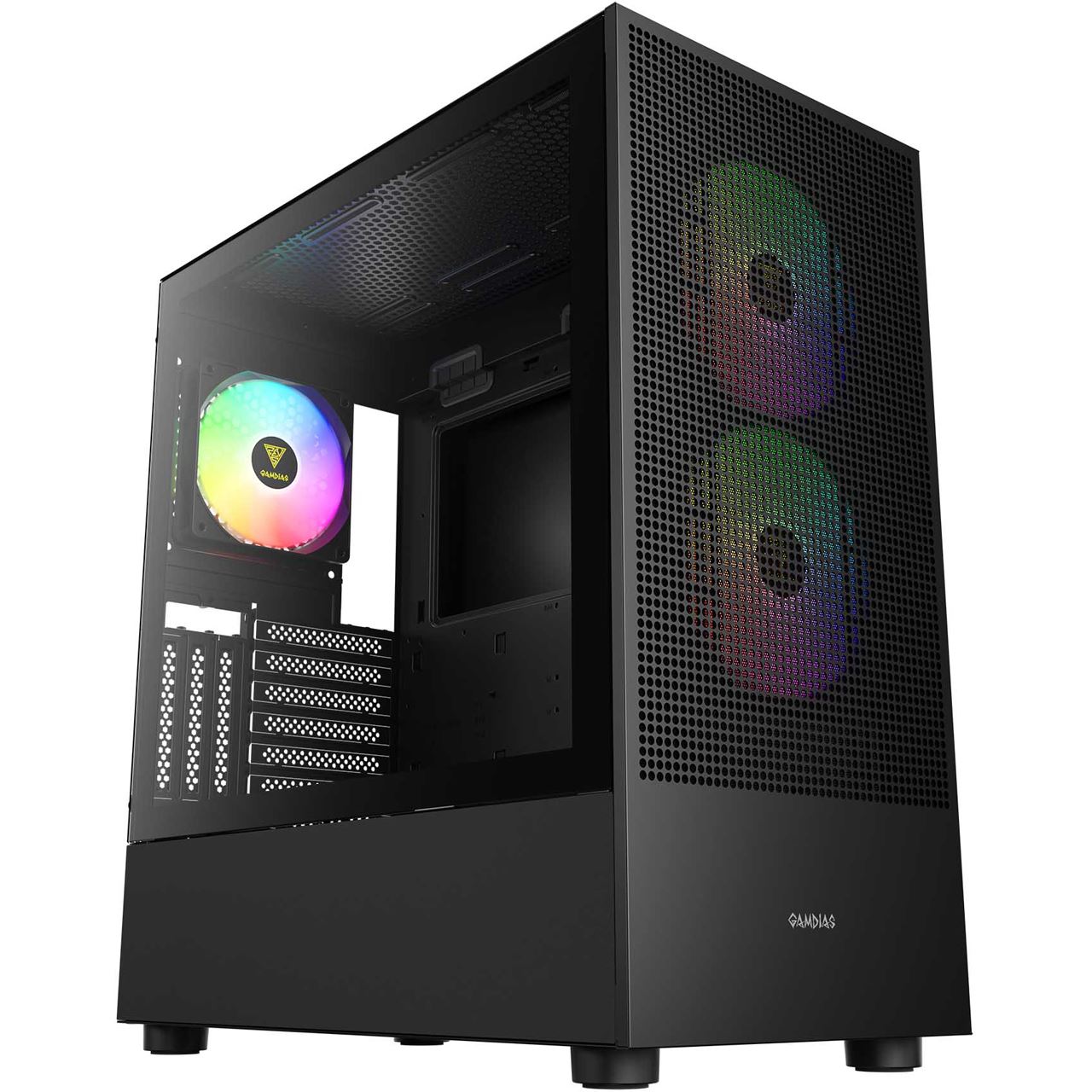 Gamdias Talos M3 Mesh Midi Tower ohne Netzteil schwarz