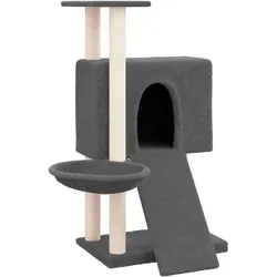 vidaXL Wadoren (96 cm, Dunkelgrau), Katzenbaum