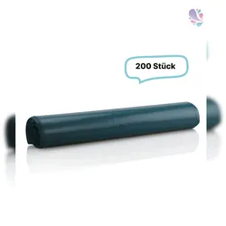 Blanc HYGIENIC Qualitäts-Müllsack, Schwerlastsack, 240 Liter, blau, extra groß, extra reißfest, 60my, 200 Beutel SET