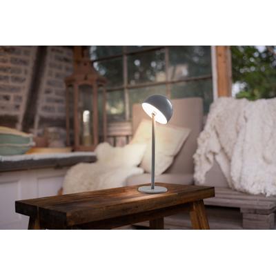 OTTO HOME Tischleuchte "Akku Tischlampe GERRIN Indoor Outdoor, magnetischer Flaschenaufsatz", grau, 1, Ø 11cm H: 34,4cm, Leuchten, Pilzlampe Flaschenaufsatz, Regulierung der Lichtstärke, Pilz, Lampe, Tischleuchte