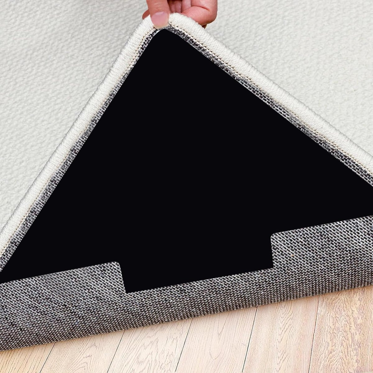 8 stuks Tapijt Grippers Antislip Pads Transparant - Herbruikbaar en Wasbaar