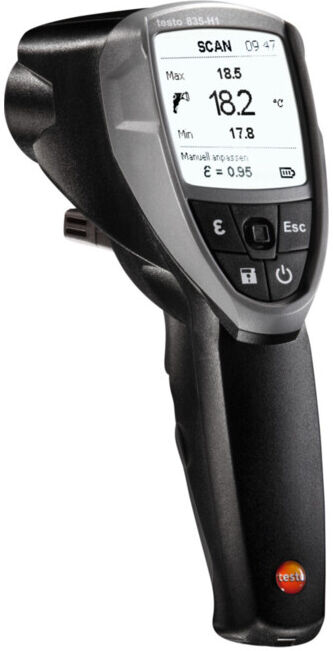 Testo Thermomètre et hygromètre infrarouge, Type: 835H1 (0560 8353)
