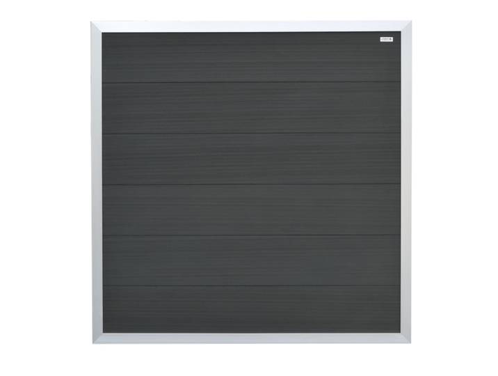 Tuinscherm antraciet schutting composiet 180x180cm