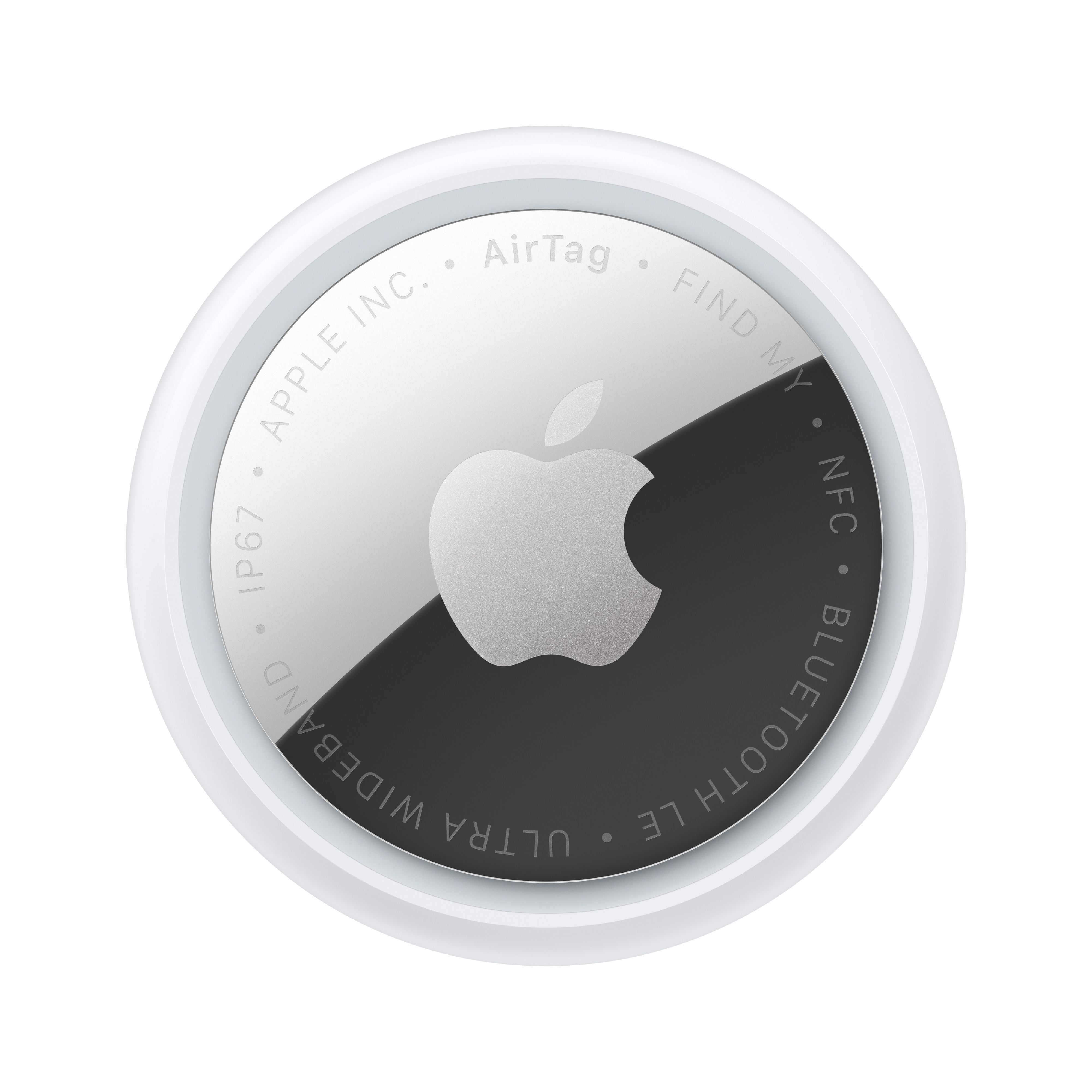 Apple AirTag (2. Gen) 4er Pack (Silber, Weiß) MFEA4ZM/A
