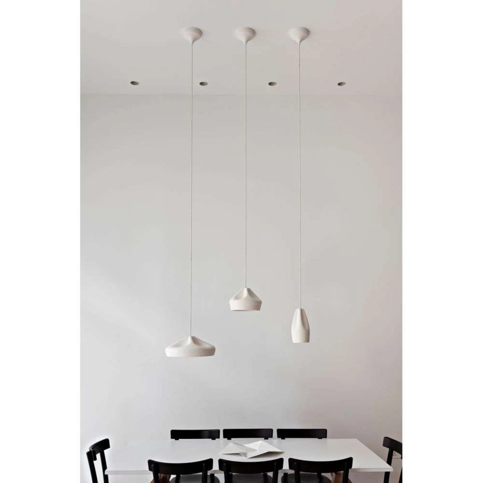 Marset Pleat Box 13 Hanglamp E27 Ocher/Wit - Keramiek