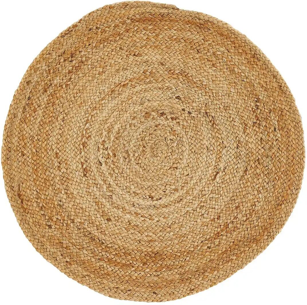 Höffner Jute-Teppich  Mamda ¦ creme ¦ Jute Ø: 80
