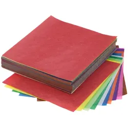Transparentpapier Faltblätter, bunt, 16 x 16 cm, 600 Blatt